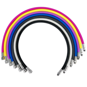 Mangueras trenzadas para chaleco compensador (BC) con giro doble en ambos extremos