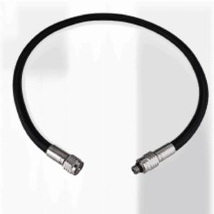 Manguera de baja presión trenzada con giro en ambos extremos