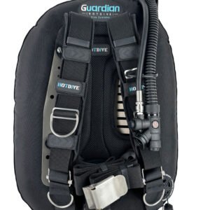 Ala Donut de Buceo Técnico HotDive con Arnés Rígido – placa Titanio